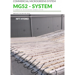 NFT Hydro MG-52 Microgreens System (52 x 1.8m Growing Channels 3 meter))