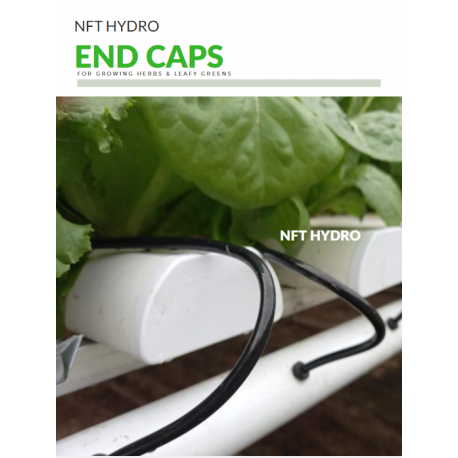 Hygro Profile Endcap (Closed White PVC)